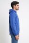 Men Brand Logo Windbreaker Jacket, Royal Blue - 3
