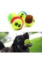 3-Pack Colorful Patterned Tennis Ball Cat and Dog Toy (Price Is for One Item) - 3