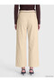 LCW Modest Green Gabardine Embroidered Comfort & Relax Wide-Leg Women's Pants, Featuring the ALITA CITY Touch - 4
