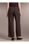 LCW Petite Brown Gabardine Straight-Leg Comfort & Relax Wide-Leg Women's Pants—The ALITA CITY Difference - 4