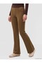 LCW EVERYDAY Brown Interlock Solid Super Skinny & Extra-Tight Flared Pants for Women, Featuring the ALITA CITY Touch - 2