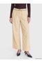 LCW Modest Green Gabardine Embroidered Comfort & Relax Wide-Leg Women's Pants, Featuring the ALITA CITY Touch - 2