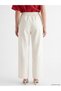LCW Modest Ecru Linen-Blend Solid Standard & Regular Wide-Leg Women's Pants, Featuring the ALITA CITY Touch - 4