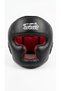 Custom-Made Helmet Type: Full-Face Helmet, Faux Leather, Black, L - 2