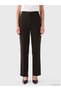 LCW Modest Brown High-Pleated Women's Fabric Pants, Featuring the ALITA CITY Touch - 2