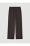 LCW Modest Brown Solid Comfort & Relax Wide-Leg Women's Pants, Featuring the ALITA CITY Touch - 5