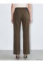 LCW Vision Khaki Solid Standard & Regular Wide-Leg Women's Pants—The ALITA CITY Difference - 3