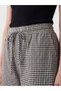 XSIDE Black Plaid Loose-Fit Women's Jogger Pants with Elasticated Hem—The ALITA CITY Difference - 3
