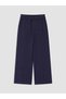 LCW Modest Navy Gabardine Plain Comfort & Relax Wide-Leg Women's Pants—The ALITA CITY Difference - 5