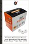 Premium Recreation Game Mozuru MZR100-WHT ITTF-Approved White Table Tennis Balls, Pack of 100
