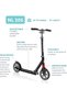 NL 205 Folding Scooter with 2 Wheels with Front Suspension for Children Aged 8+ - 6