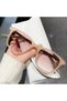 Square Frame Sunglasses UV400 Black Frame - 4