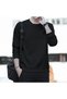 Men Long Sleeve T Shirt Pullover Cotton Thin