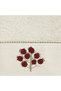Petra bamboo hand towel with pomegranate embroidery, ecru, 50x90 cm, ecru. - 4