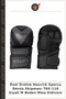 Custom-Made Training and Competition Combat Sports Equipment TKE-110 Black Size M MMA Gloves