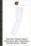 Special Edition Textile Set Bkl-L Basketball Arm Sleeves, White, Size L