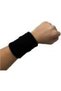 Special Edition Wrist Protection Sweat Band Basketball Band HVL-Black Towel Wristband, Black, Pack of 12 - 2