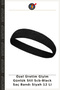 Custom-Made Clothing, Everyday Style, Scb-Black Hair Band, Black, Pack of 12