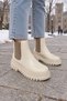 Women's Genuine Leather Elastic Chelsea Boots - 2