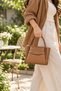 Elegance Structured Top Handle Satchel - 2