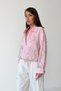Women's Pink Beaded Bomber Jacket NX2939 - 7