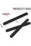 HugeSto Nail File 10 PCS Professional Double Sided 100/180 Grit Nail Files Emery Board Black Manicure Pedicure Tool and Nail Buffering Files - 2