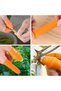 5 Pieces Practical Finger Protector 1 Piece Thumb Knife Glove Vegetable Fruit Peeler Cutting Weeder - 3