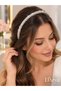 Silver-Sequined, Sparkling, Delicate Hair Tiara DD893—Bridal, Engagement, Henna, Wedding, Evening Wear, and Special Occasion Women’s Hair Accessory