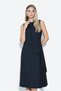 Asymmetrical Flounce Plaid Dress - 3