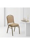 Modern Dining Chair 92 × 44 × 50 cm – Metal Frame Upholstered Chair with Cushioned Seat, Comfortable Dining Seating for Kitchen, Cafe & Dining Room - 7
