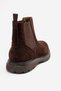 Men's Casual Chelsea Boots, Genuine Suede Leather, EDRIC SUEDE BROWN - 3