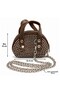 Girls' Sparkly Rhinestone Chain Strap Mini Bag - 2