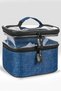 Women's Foldable Makeup and Travel Pouch with Two Large Compartments and a Shoulder Strap—Available in 5 Colors - 4