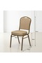 Modern Dining Chair 92 × 44 × 50 cm – Metal Frame Upholstered Chair with Cushioned Seat, Comfortable Dining Seating for Kitchen, Cafe & Dining Room - 3