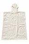 White Hooded Wearable Velour Soft-Textured Beach and Pool Towel Poncho – 90x70 cm_Defective. - 2