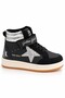 LİLYA Girls' "Star" Glittery Sneakers with Velcro Closure and Laces for Everyday Wear - 2