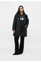 Plus-Size Women's Raincoat with Hood, Long, Snap-Fastened Pockets, Casual, Transitional, Stylish, Comfortable, Modern Design—Carsally Padded Teddy Raincoat Otw 15375337 - 2