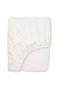 BALSAMPOPPEL Fitted sheet - white 140x200 cm