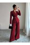 Set, burgundy - 6