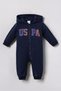 Baby Boys' Navy Blue Romper USB3168-C-V1