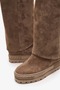 Stark Cigar Suede Leather Hidden-Wedge Heel Boots - 4