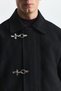 Relaxed Metal Decorated Button Coat - 5