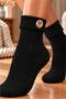 Women's Premium Curly, Heat-Retaining Lambswool Wool Boot Socks - 2
