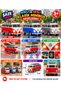 15 cm Classic Toy Minibus with Lights, Sounds, and Push-Back Mechanism – Nostalgic Model Vehicle with Retro Design, Moving Toy Bus, Ages 3+