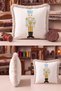 Blue Soldier McKenzie New Year's Tasseled Cushion Cover—New Year's Design Fringed Pillowcase - 2
