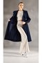 Italian Style Asterli Trench Coat Black - 6