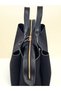 Black, Nubuck, Spacious, Adjustable Long Strap, Women's, Clutch Bag and Shoulder Bag - 5