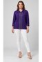 Women's Shirt Collar Blouse with Stone Embellishments and Glittery Details - 2