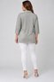 Women's Shirt Collar Blouse with Stone Embellishments and Glittery Details - 5