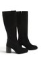 GRANDE Suede Women's Heeled Boots - 6
